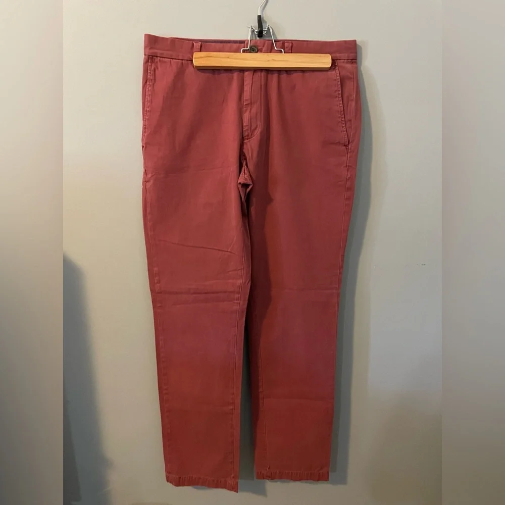 Banana Republic Rust Red Aiden Chino Pants